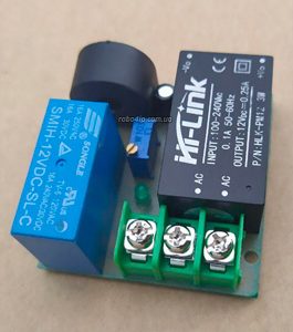 Устройство синхронного пуска с задержкой / Пристрій синхронного пуску із затримкою вимкнення